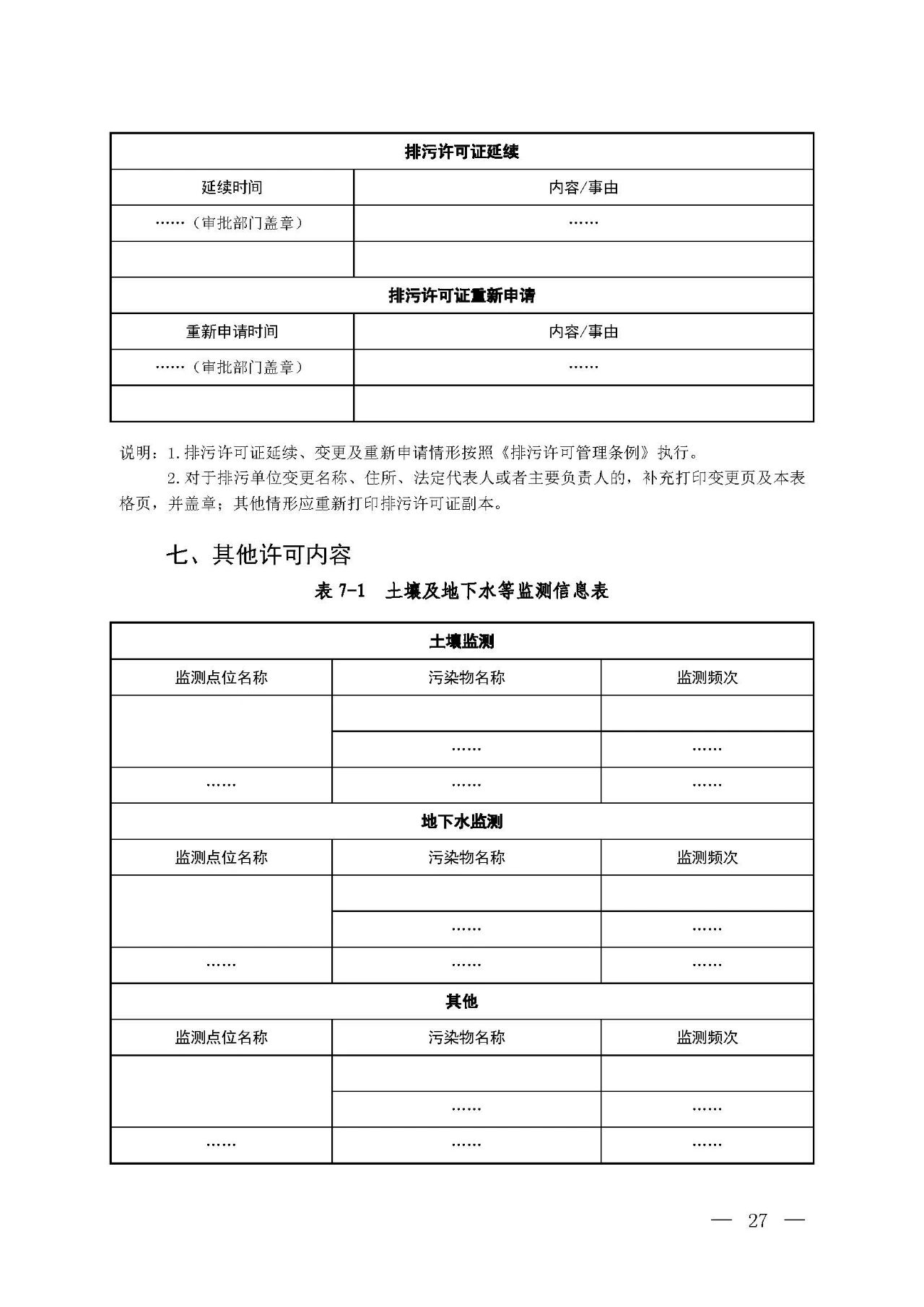 新旧对比!环境部发新版《排污许可证(副本)格式》- 新旧对比!环境部发新版《排污许可证(副本)格式》-