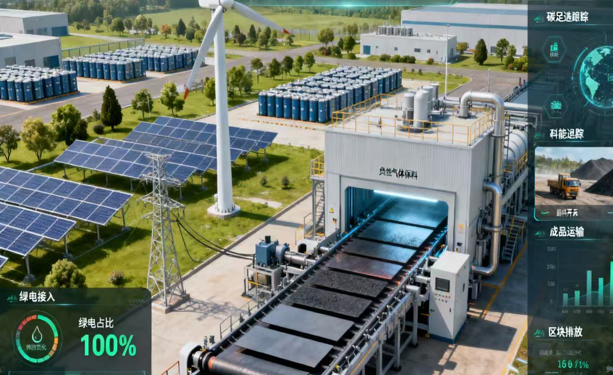 上海绿色制造展｜全球首个零碳负极材料工厂投产，绿电直供破解高能耗产业减碳难题